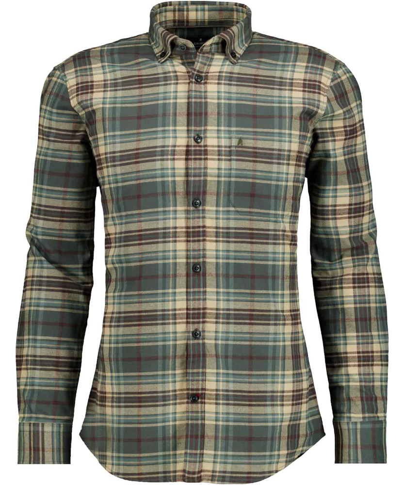 Karohemd Button-down-Kragen