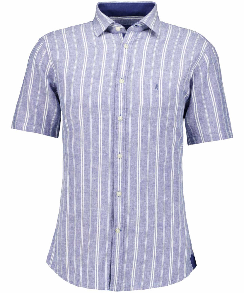 Shirt striped, short sleeve