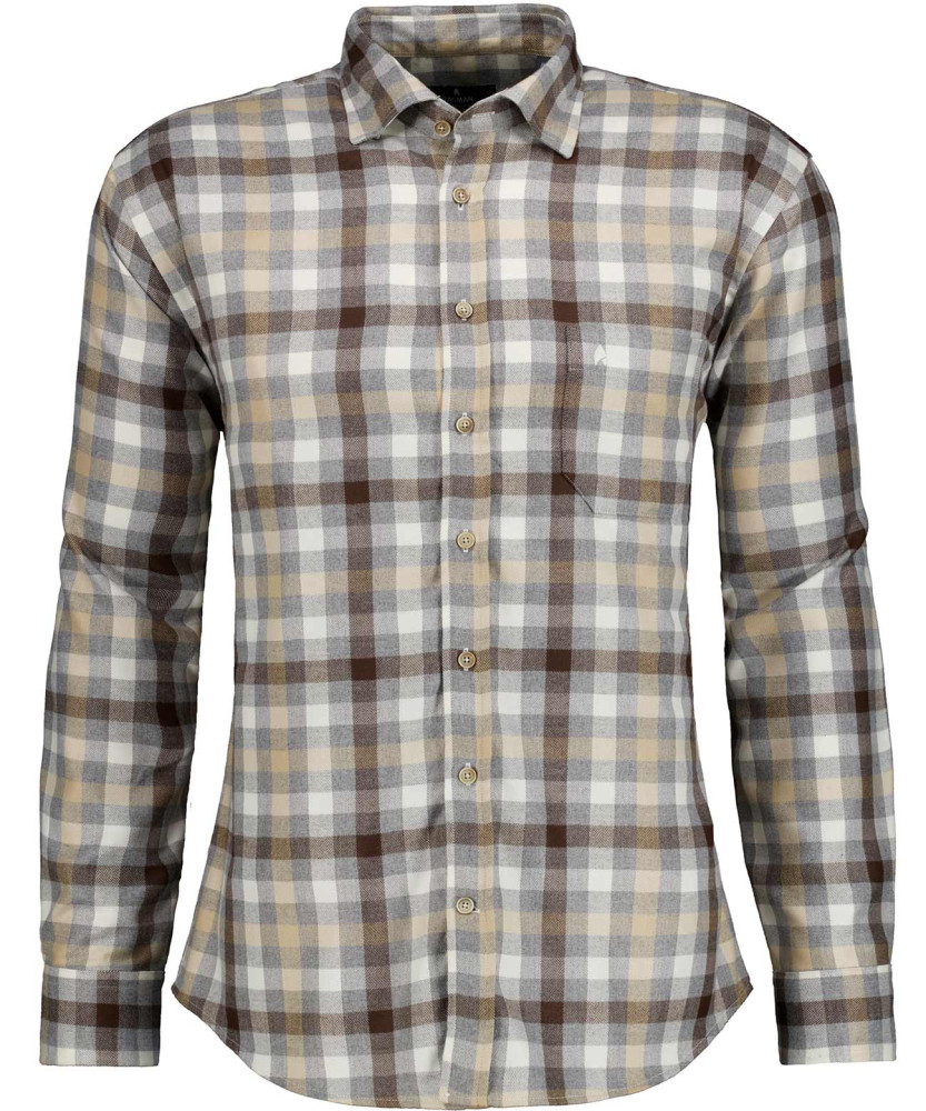 Karohemd mit verdecktem Button-down-Kragen