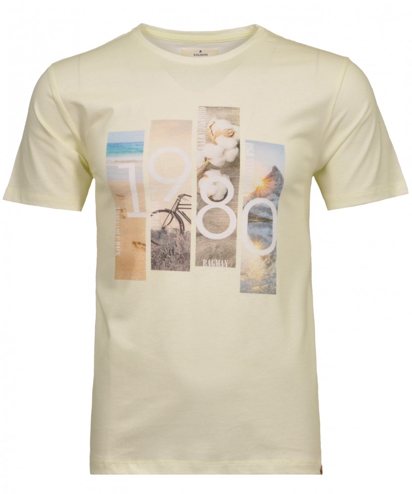 T-Shirt 1980 BioRe-Baumwolle Ecru-008 | M