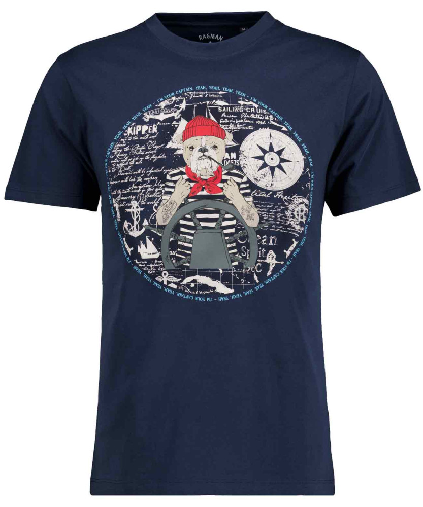 T-Shirt with funny chest print
