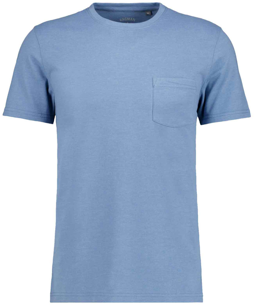 T-Shirt solid with pocket