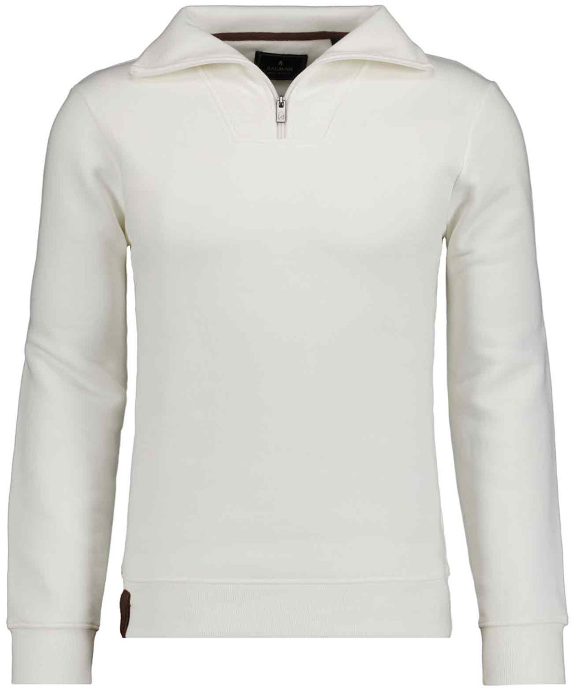 Sweater with troyer collar