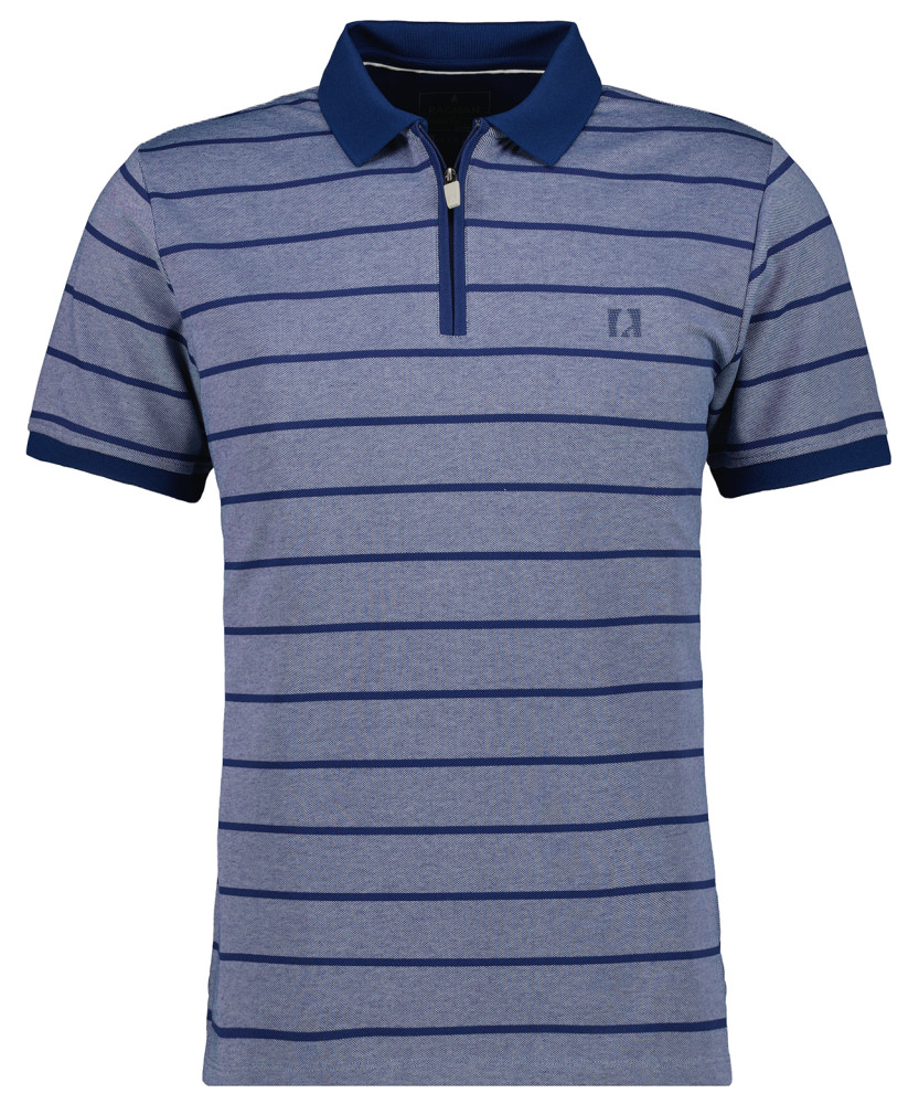 Poloshirt with zip, keep dry, modern fit