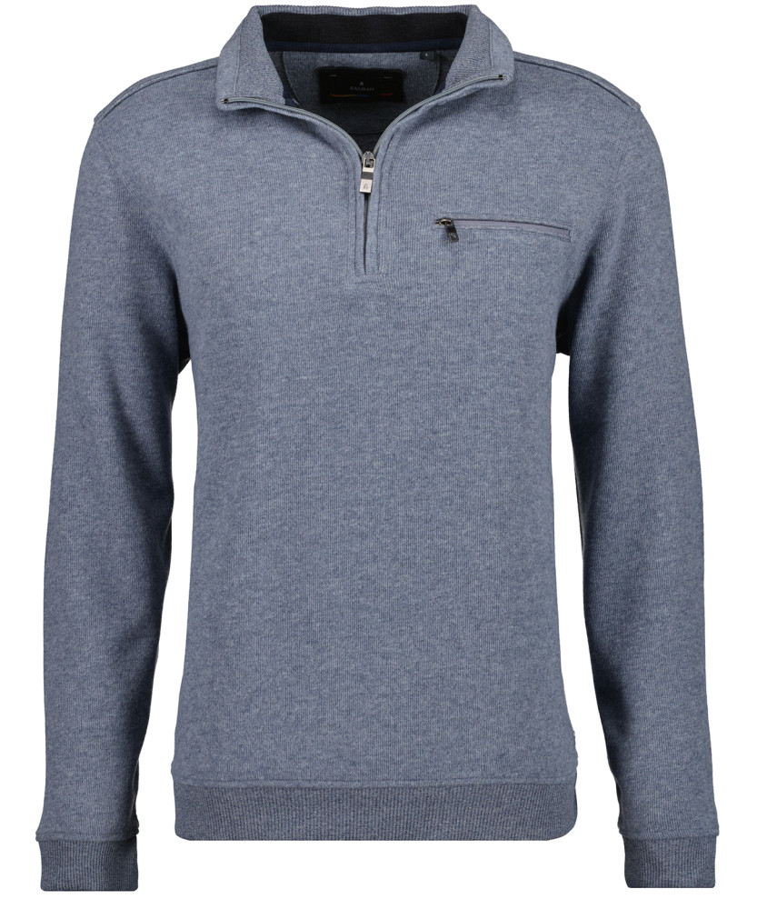 Mock neck sweater with zip | Ragman men\'s fashion | Sweatshirts