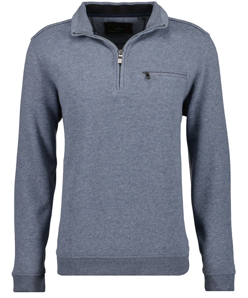 Sweatshirt mit Stehkragen und Zip