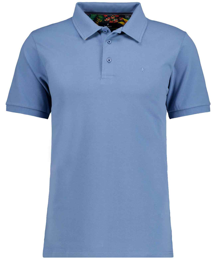 Piqué-Poloshirt uni