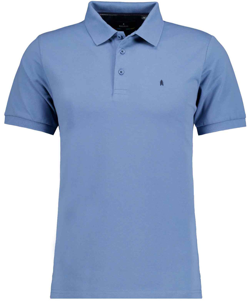 Piqué-Poloshirt uni