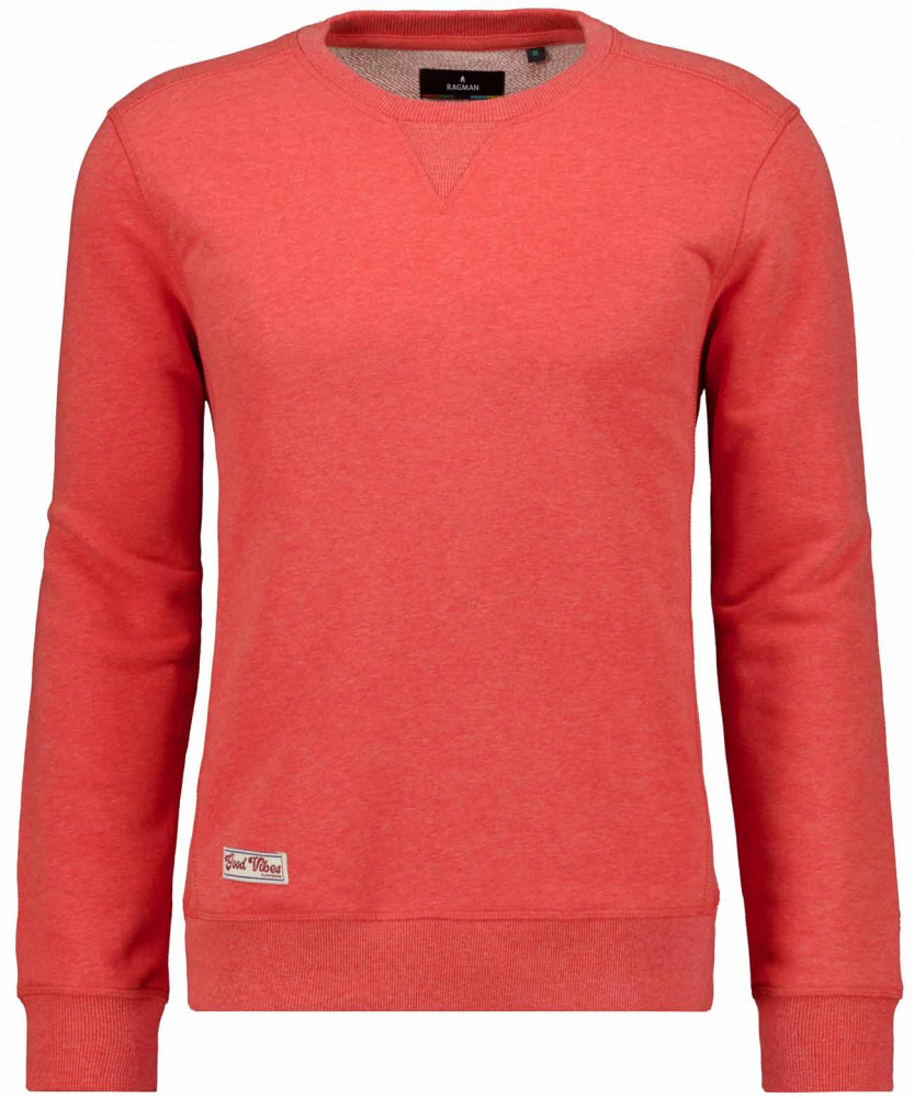 Sweatshirt with round neck