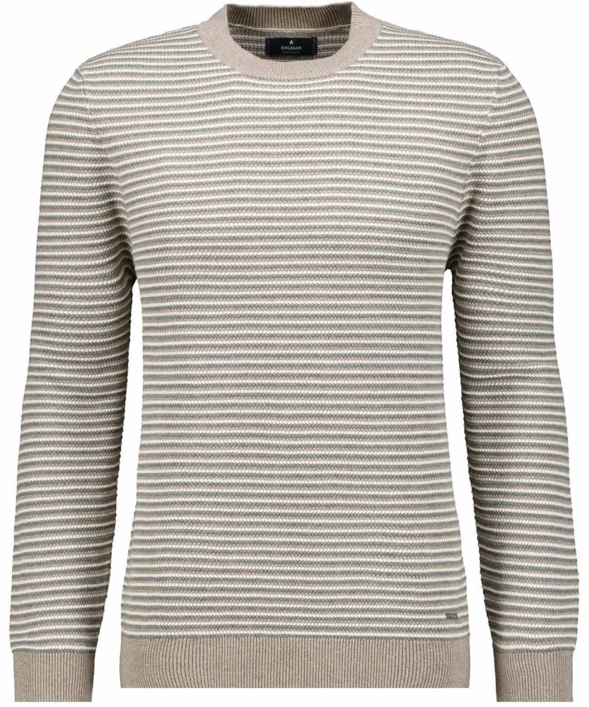 Strickpullover gestreift