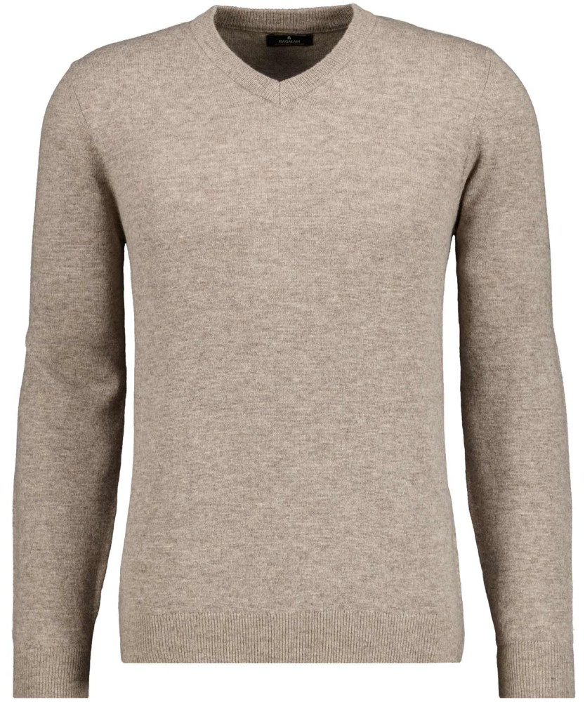 Knitted pullover V-neck