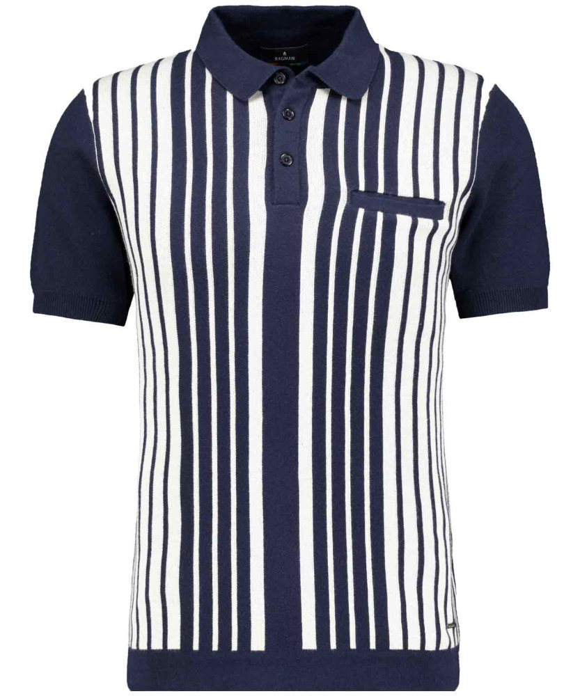 Strickpullover gestreift, kurzarm