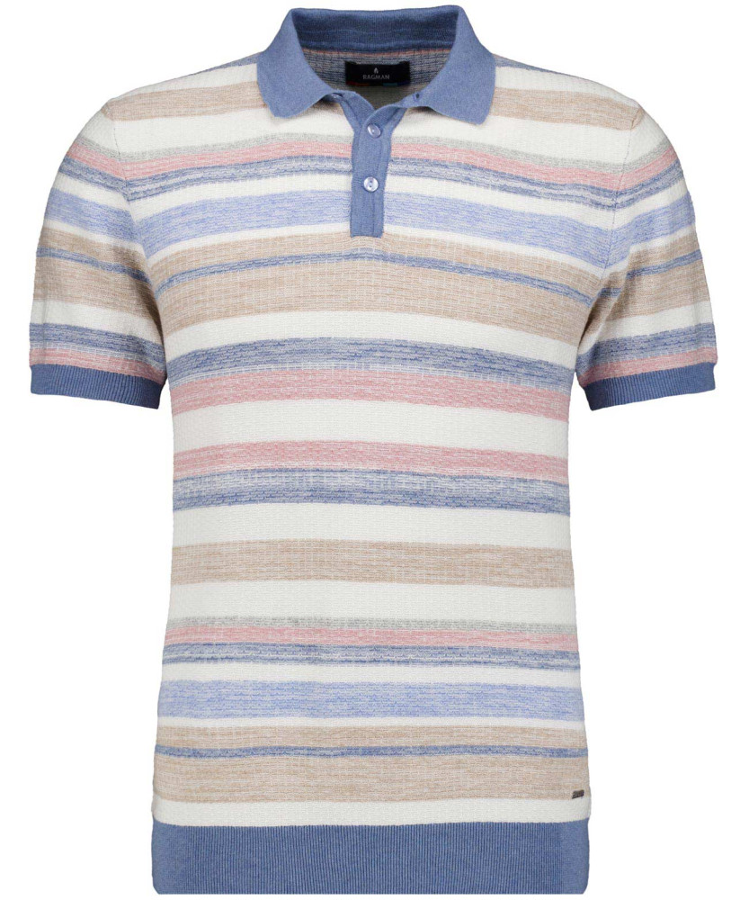 Strickpullover gestreift, kurzarm