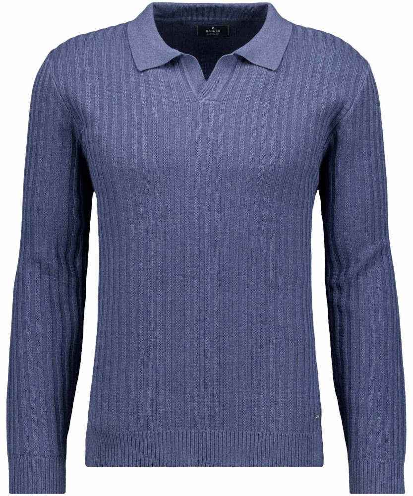 Strickpullover mit Reverskragen