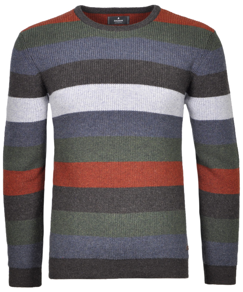 RAGMAN Knitted Sweater with round neck Men's fashion online