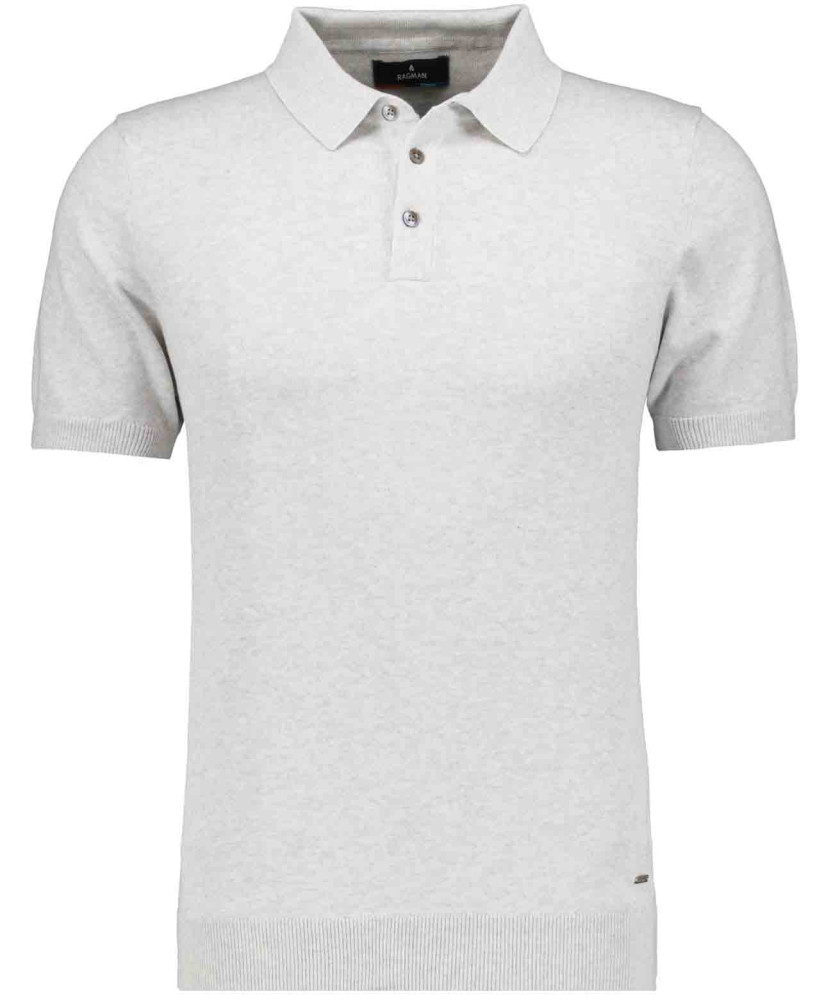 Strick-Pullover Kurzarm, Polokragen