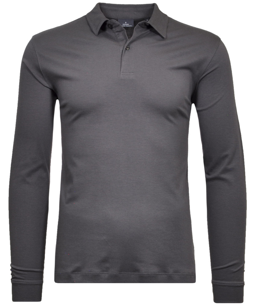 Pima Poloshirt, Langarm