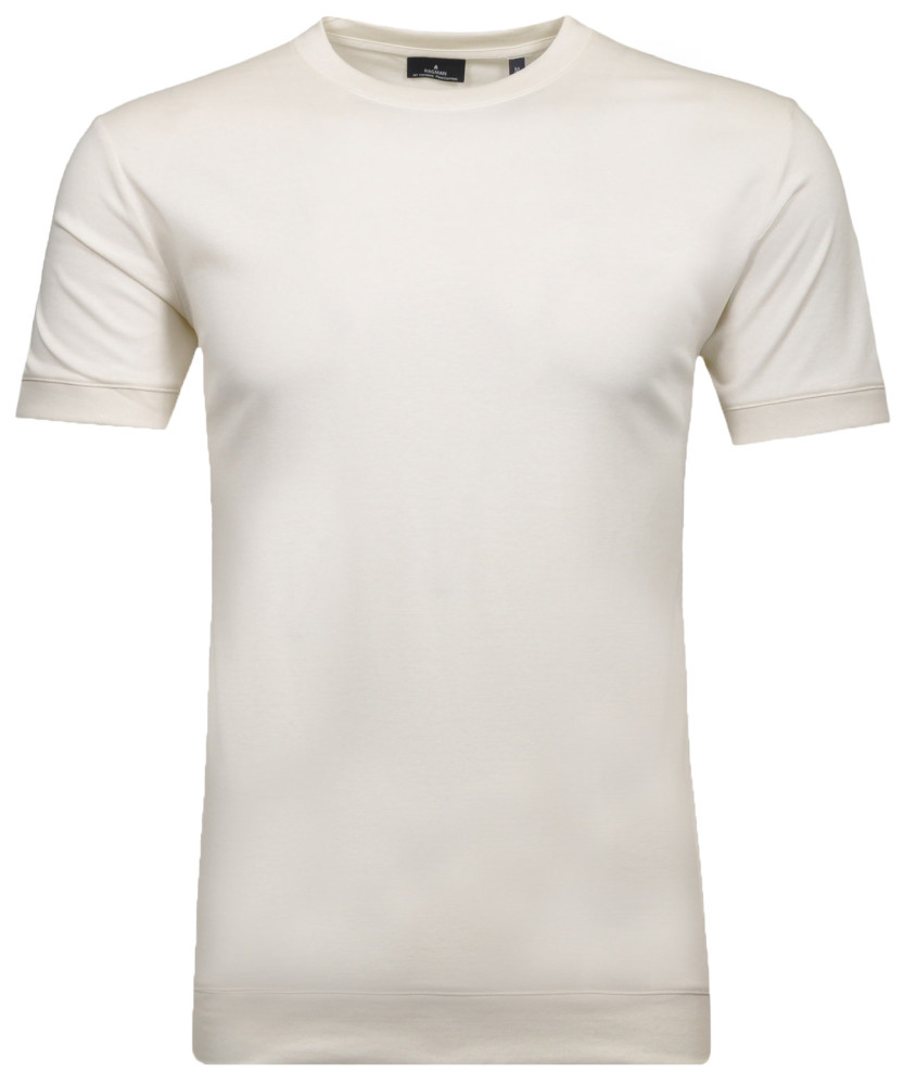 Pima T-Shirt Rundhals mit Bündchen