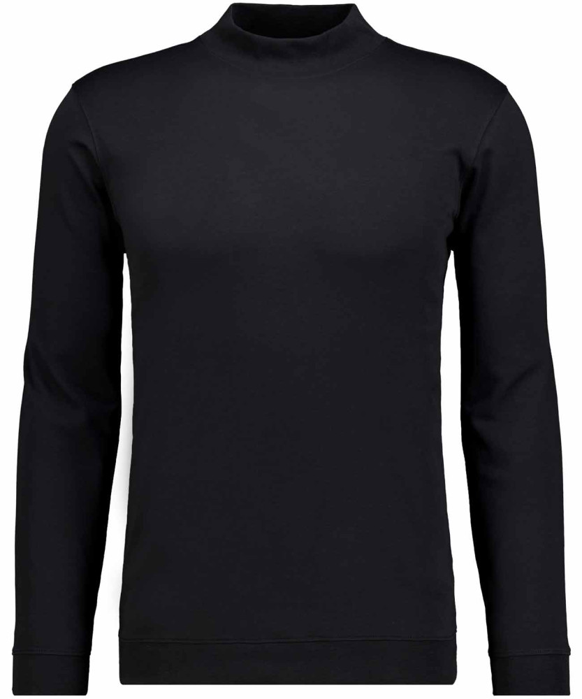 T-Shirt long sleeve with stand up collar and cuff