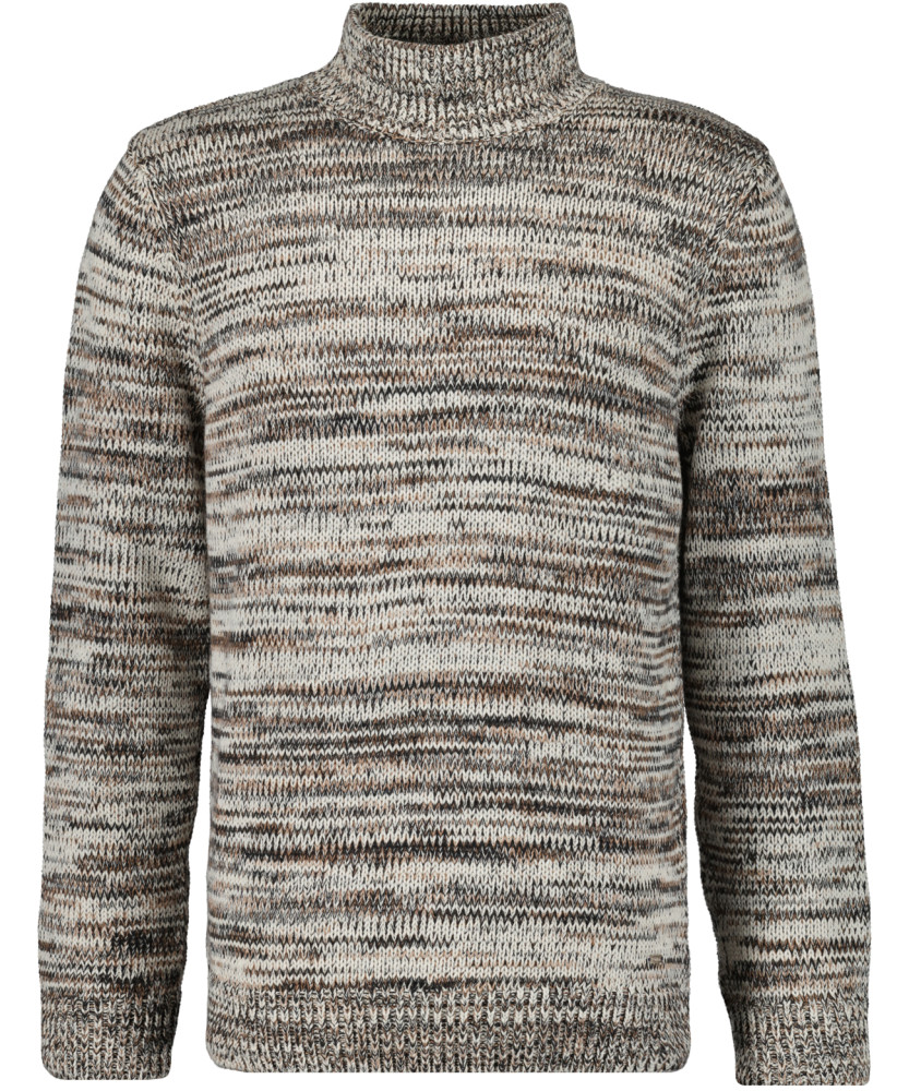 Knitted sweater with stand up collar | Ragman men's fashion