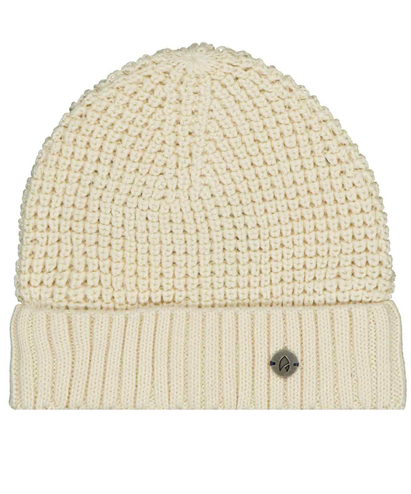 Cap with waffle knit