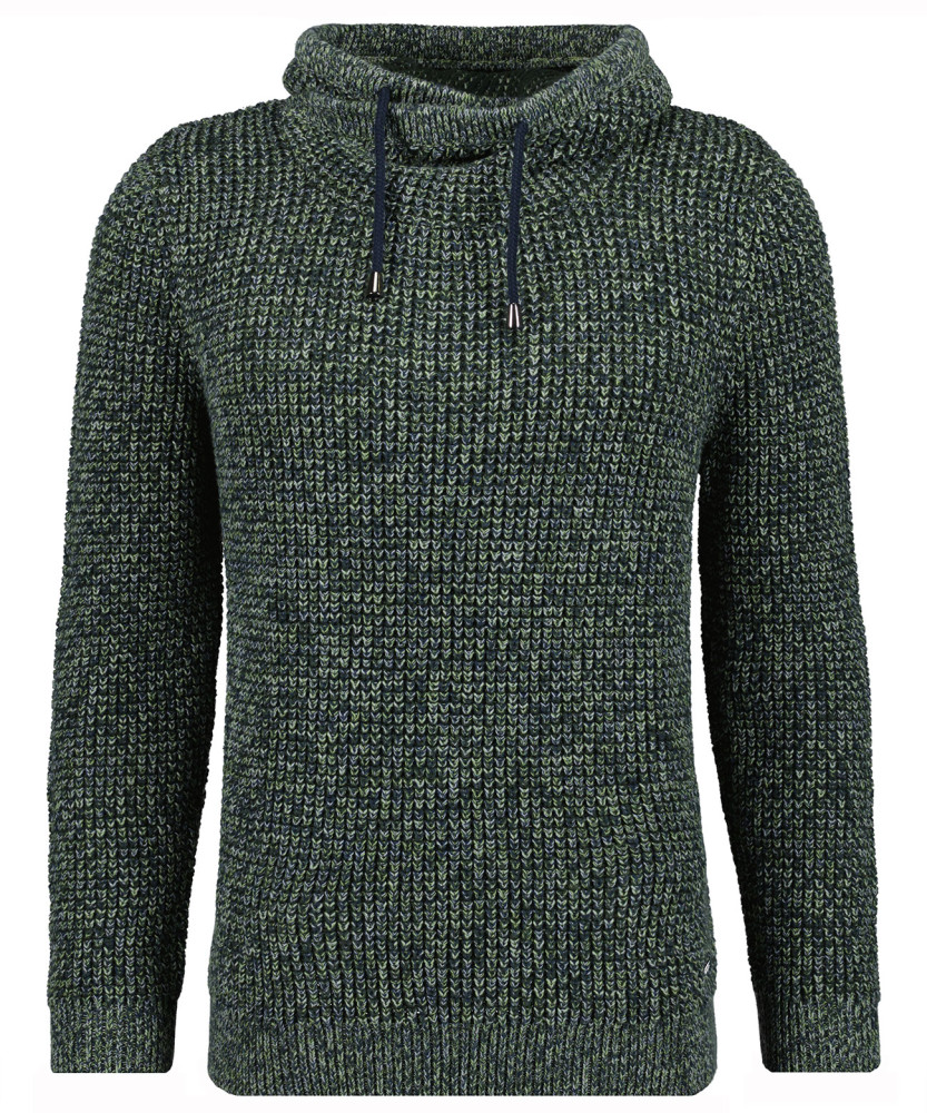 Strick-Pullover mit Maseltov-Kragen