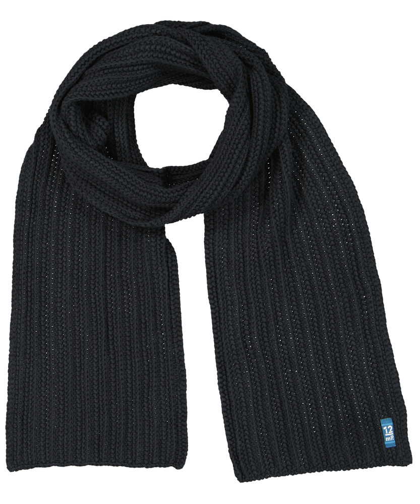 Cotton knitted scarf