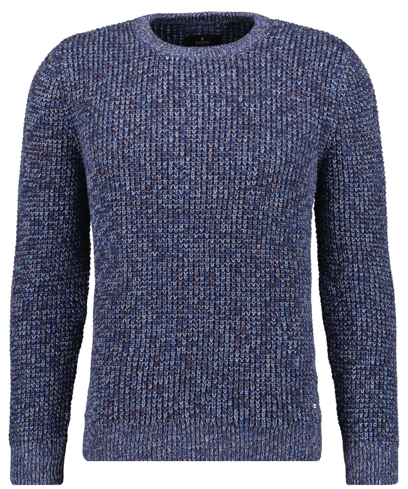 Knitted pullover tweed