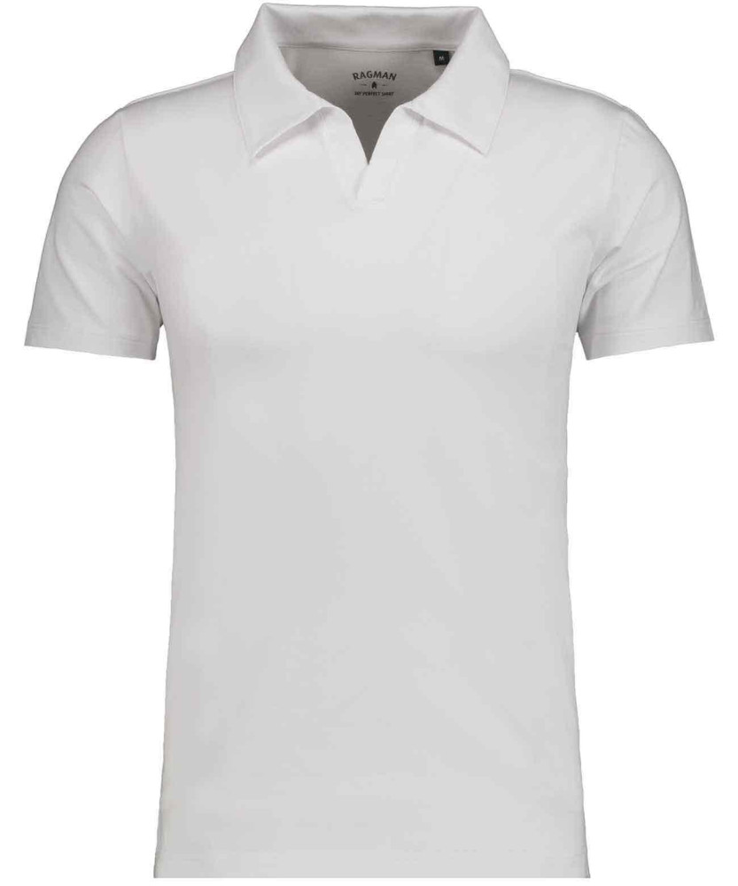 Poloshirt mit Resortkragen, body fit