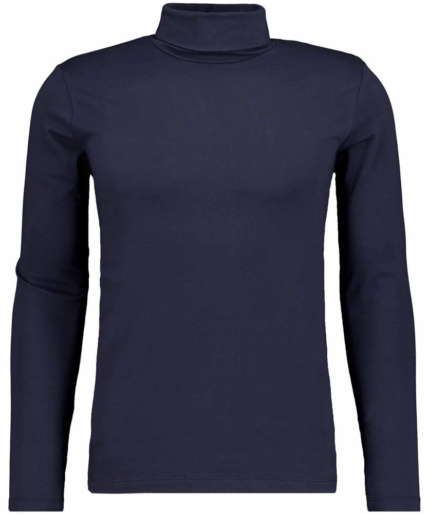 Roll neck shirt body fit