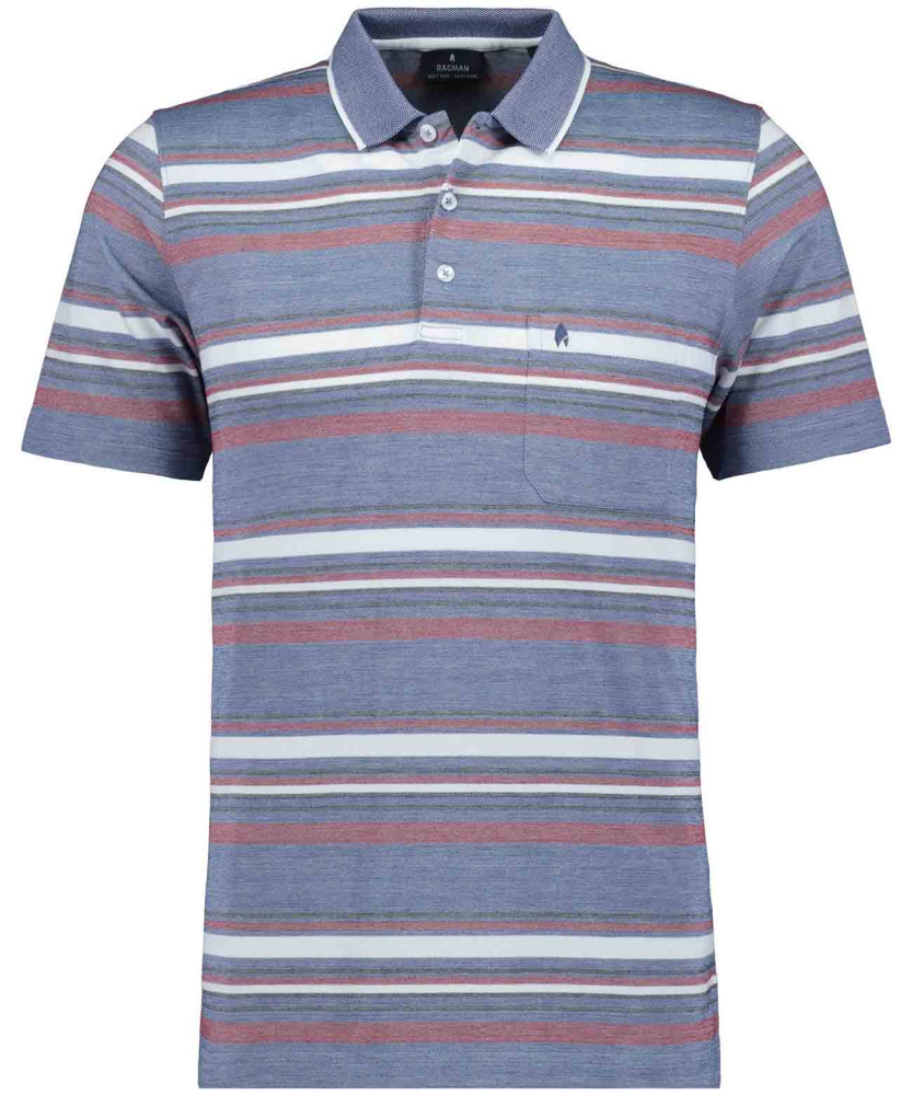 Softknit-Polo gestreift