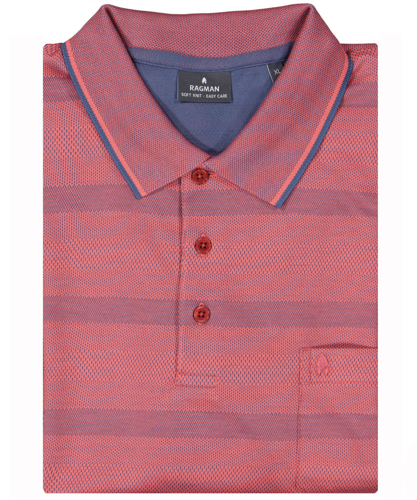 Streifen-Polo Jacquard
