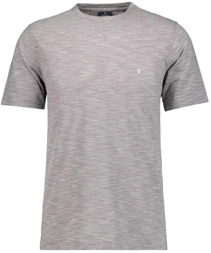 Softknit T-Shirt gestreift, Rundhals