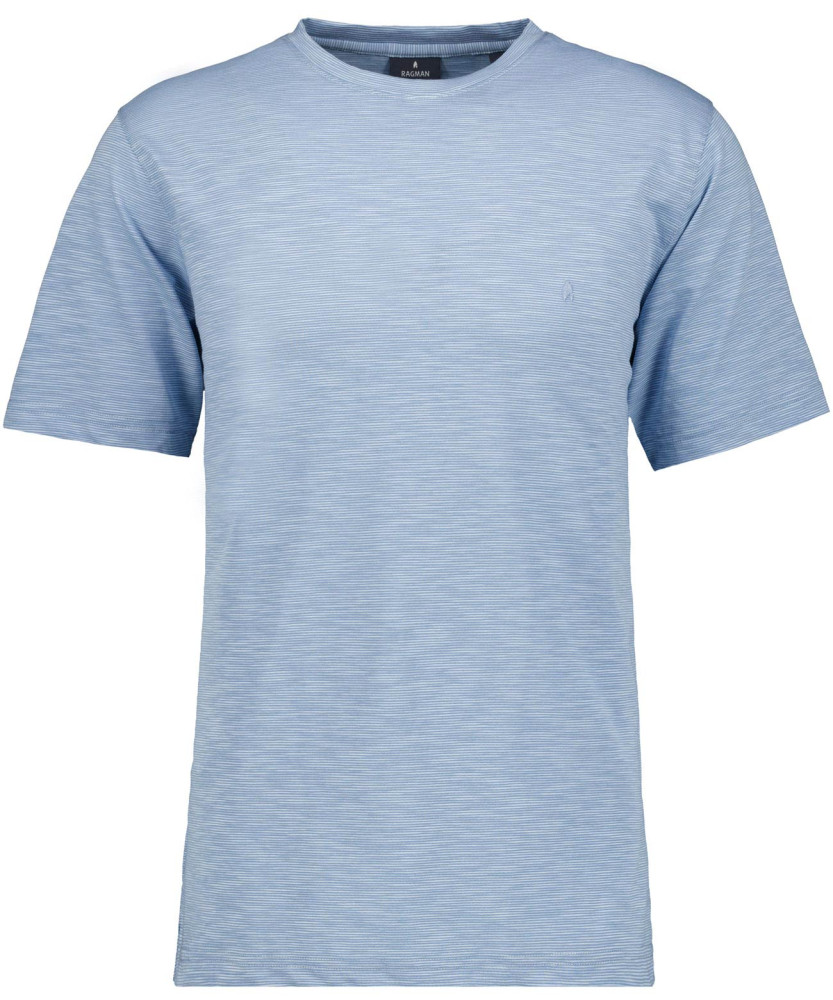 Softknit T-Shirt gestreift, Rundhals