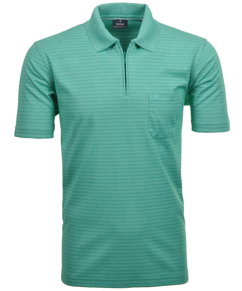 Softknit-Polo fineliner mit RV