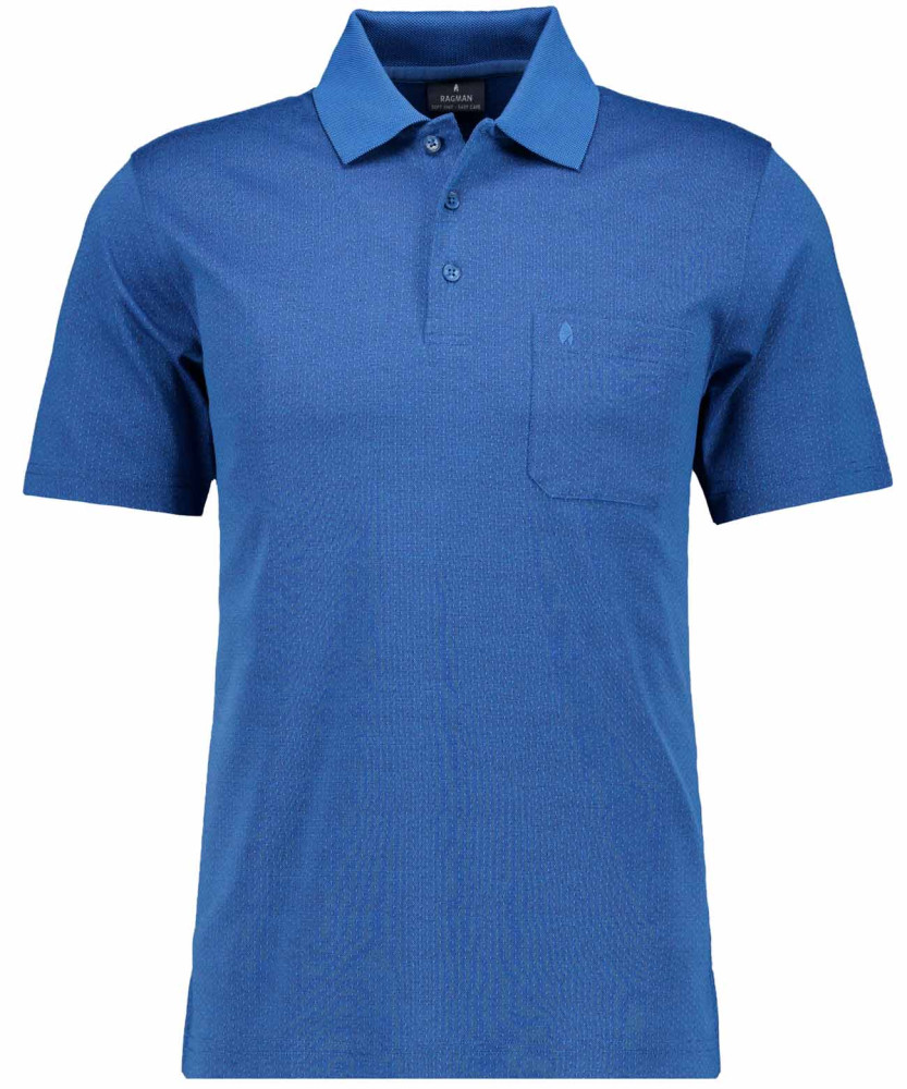 Softknit-Poloshirt Jacquard