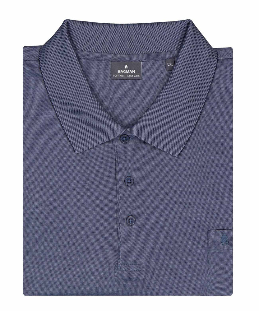 Softknit-Poloshirt uni