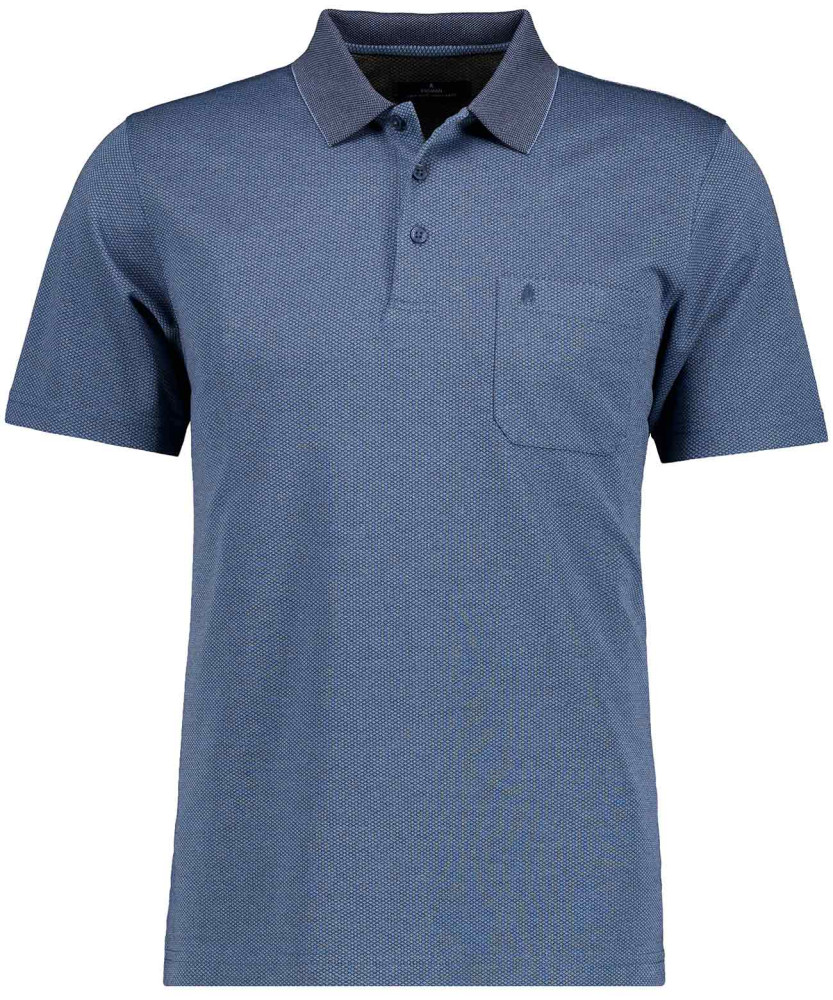 Softknit polo "fishnet"