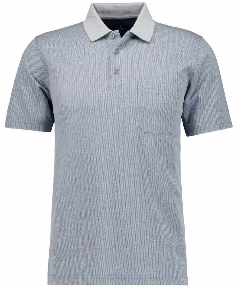 Softknit polo "fishnet"