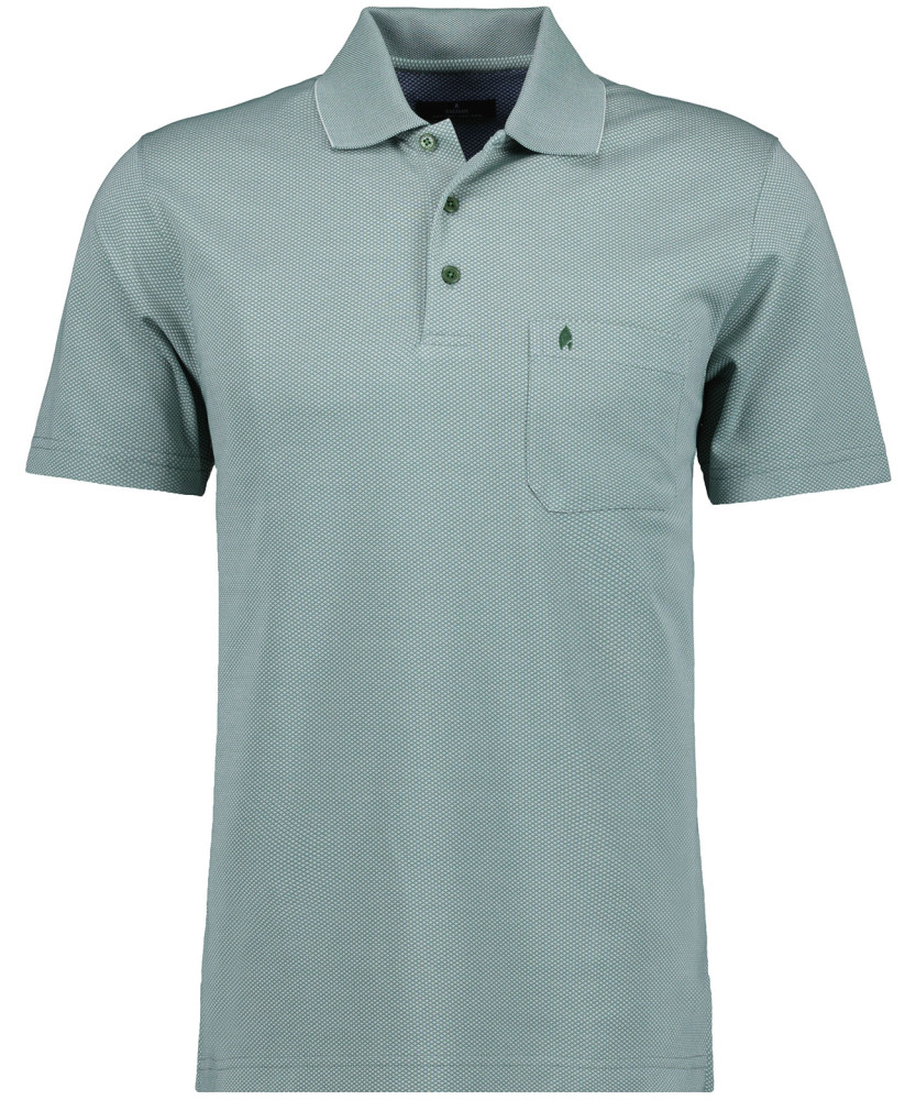 LONG & TALL Softknit-Polo "Fischernetz"