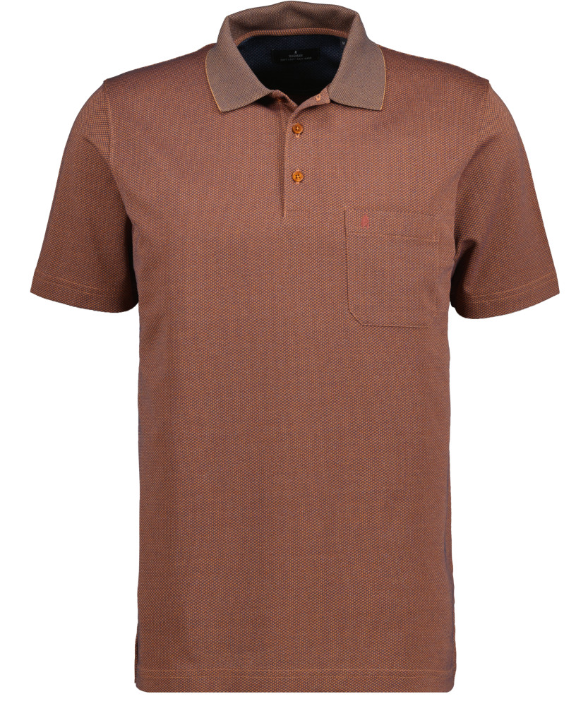 Softknit-Poloshirt "fishnet", Extra lang