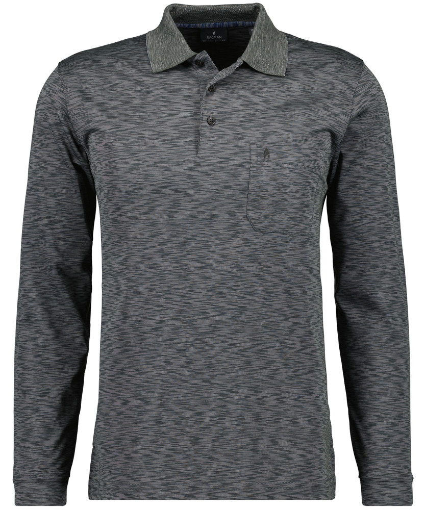 Softknit-Polo "Space dye"
