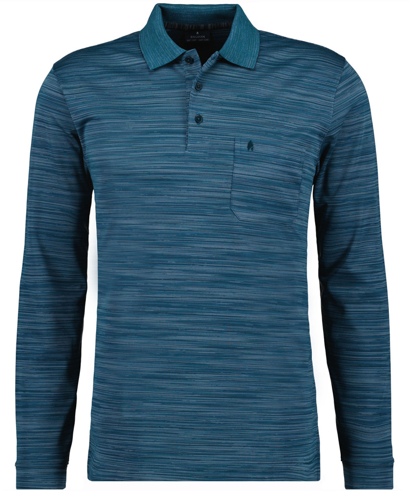 Softknit-Polo "Space dye"