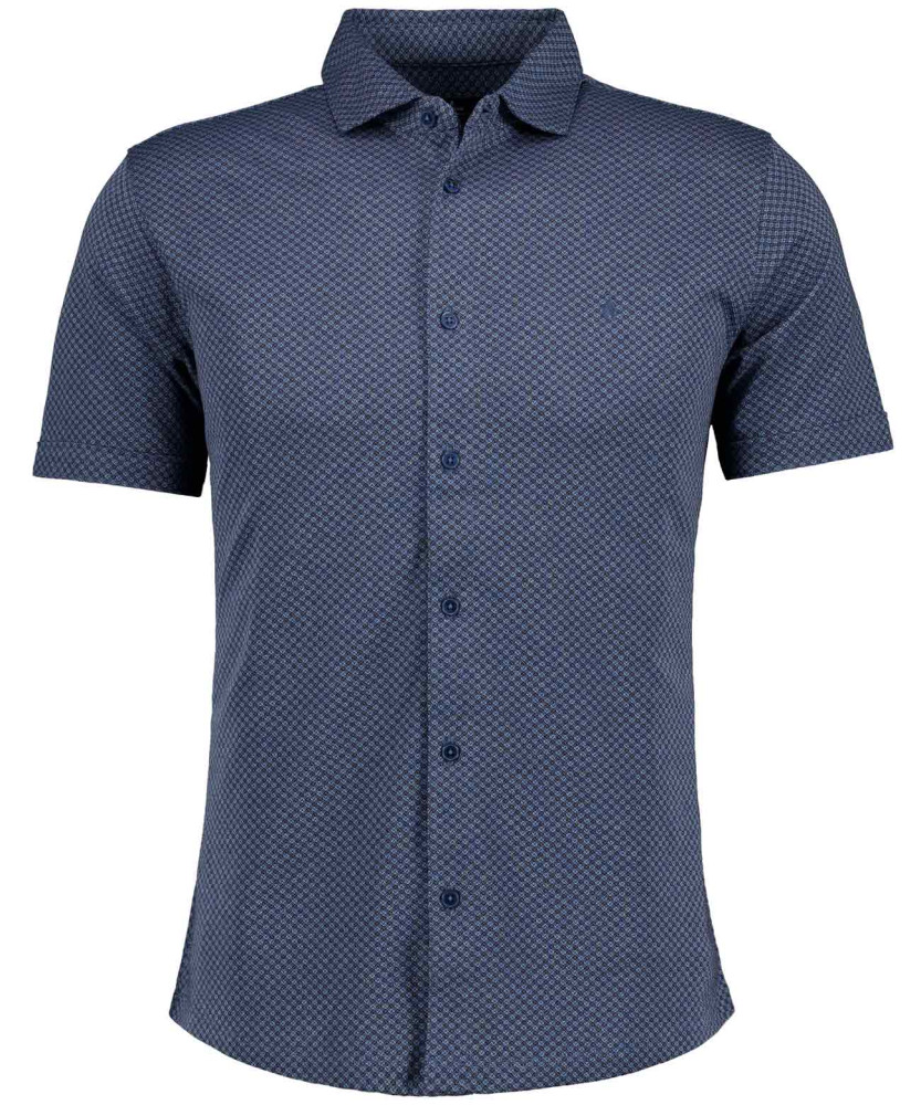 Softknit shirt Jacquard, short sleeve