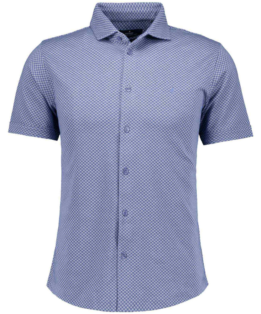 Softknit shirt Jacquard, short sleeve