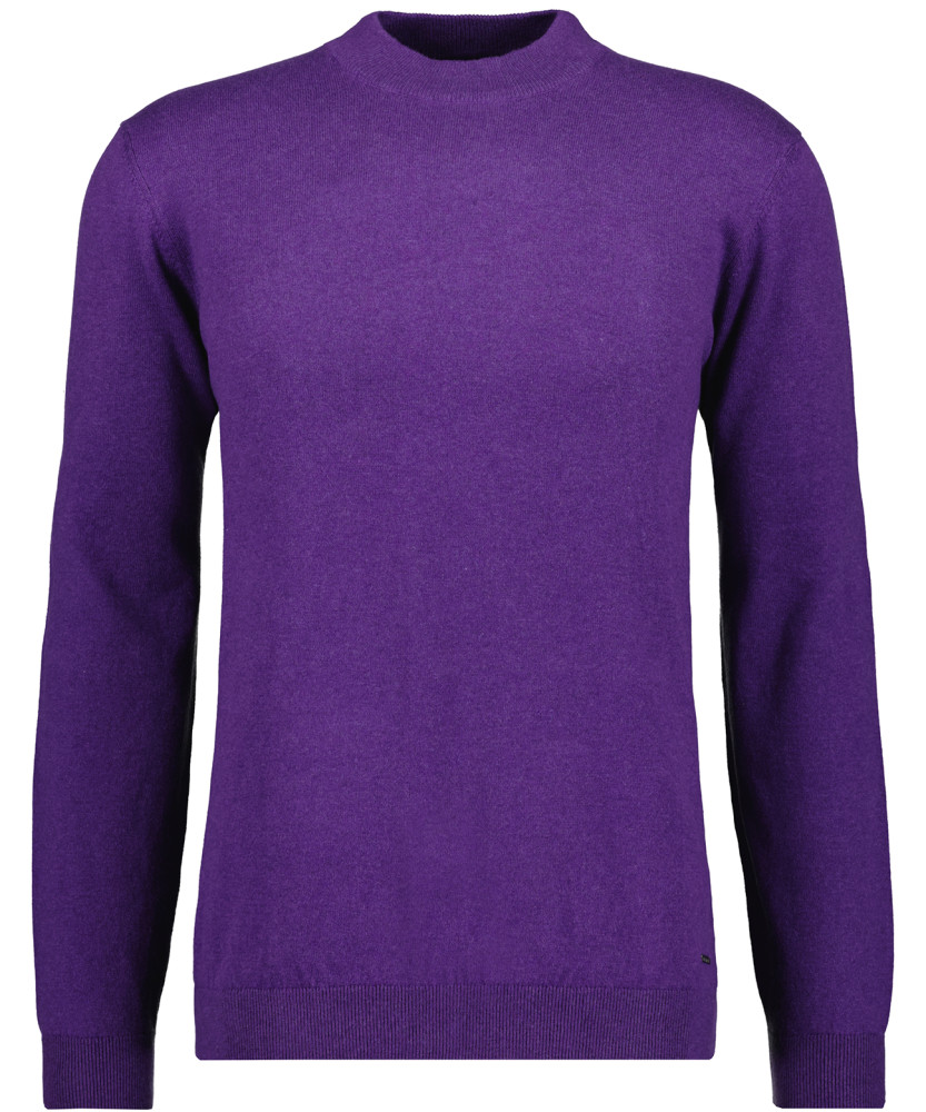 Strickpullover mit Stehkragen