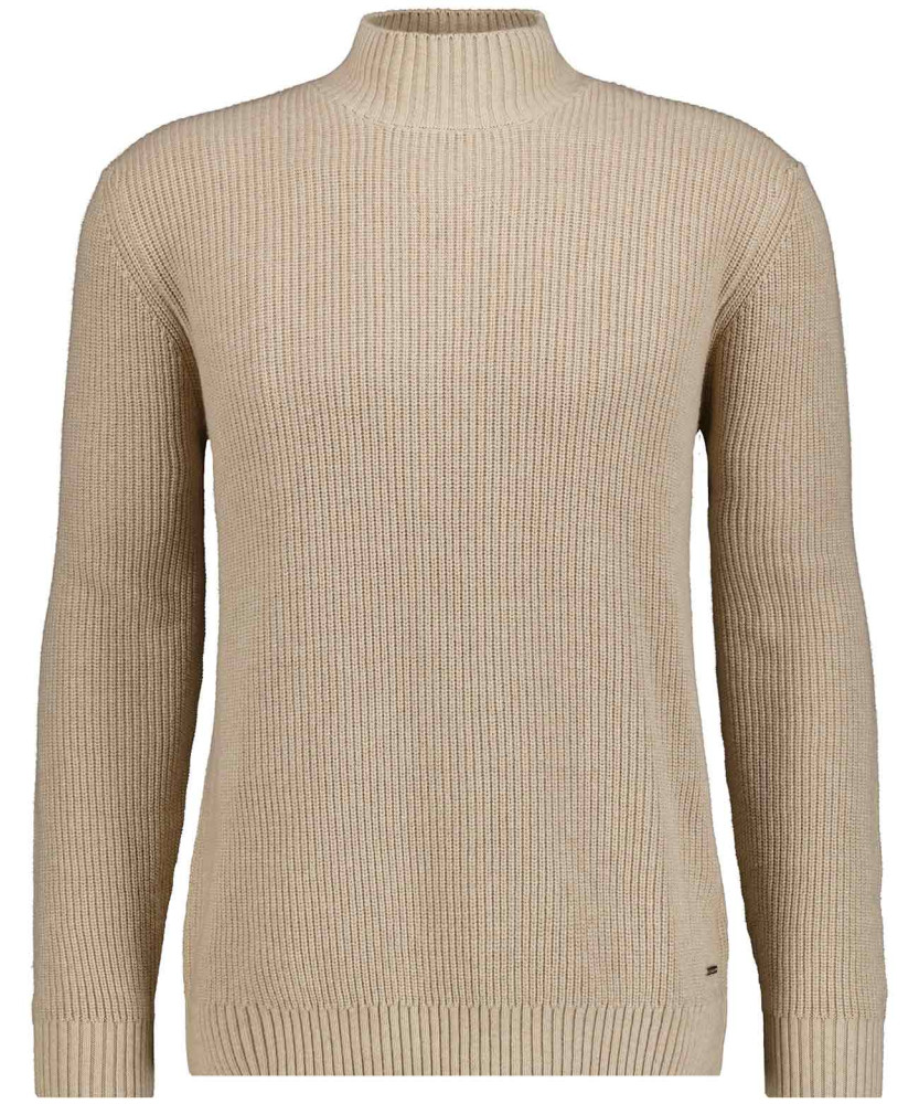 Rippenstrick-Pullover, Baumwolle/Kaschmir