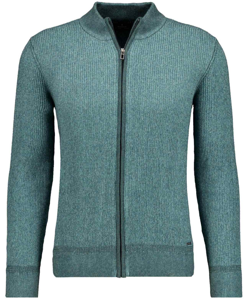 Strick-Cardigan mit Reissverschluss