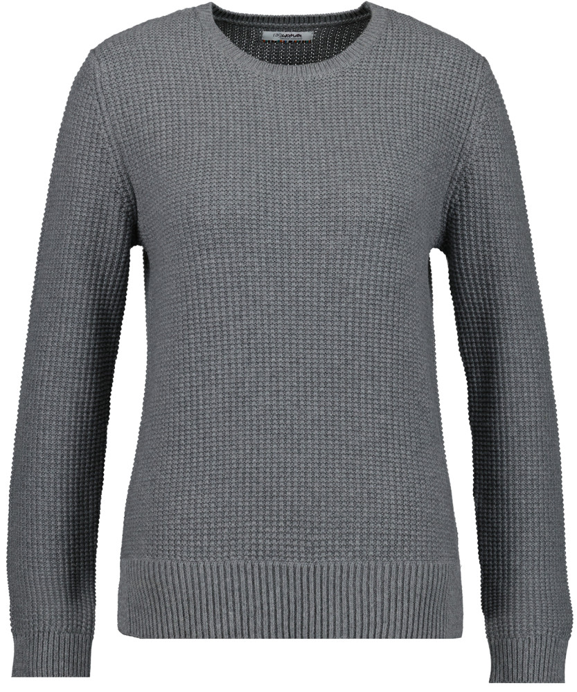 Strickpullover uni, Rundhals