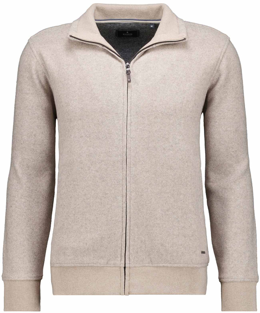 Cardigan mit Stehkragen, "Boiled wool"